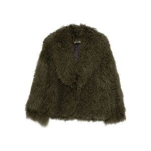 Markgong Green Jackets - Faux Fur & Shearling Jackets Women